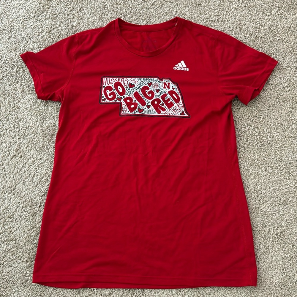 Nebraska Huskers Adidas Shirt